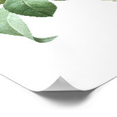 最高品質の植物性プリントの椿 ポスター (角)