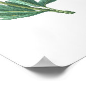 最高品質の牡丹の植物プリント ポスター (角)