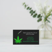 最高品質の麻由来のCBD油が利用可能 名刺 (スタンド正面)