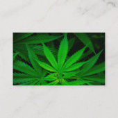 最高品質の麻由来のCBD油が利用可能 名刺 (裏面)