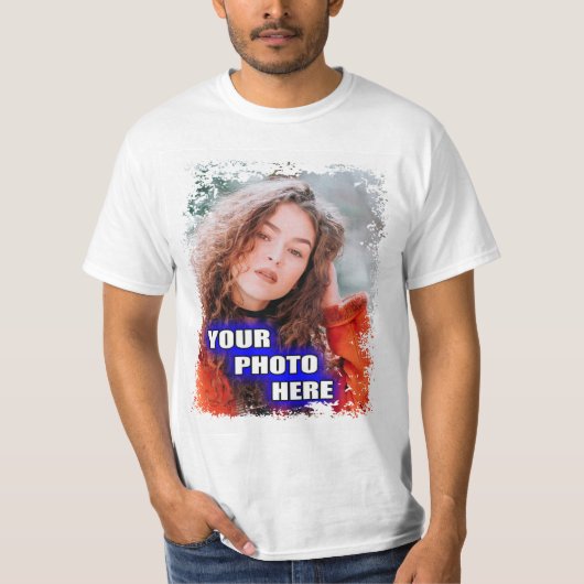 最高品質カスタマイズメンズバリューTシャツ Tシャツ (正面)