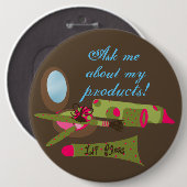 最高品質ボタン 缶バッジ (正面&裏面)