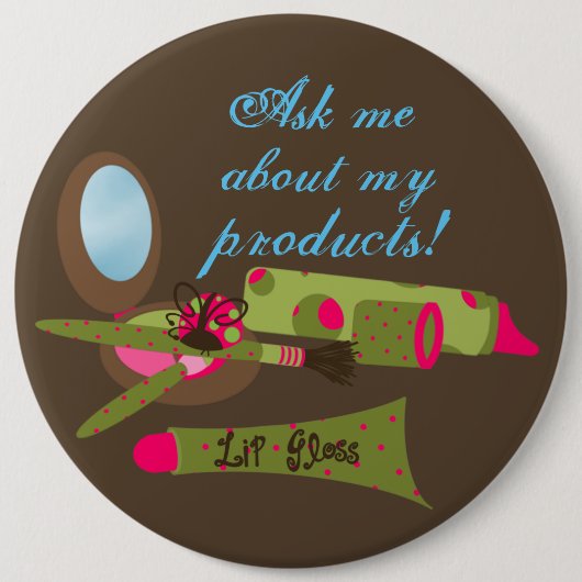 最高品質ボタン 缶バッジ (正面)