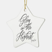 最高宗教のクリスマス装飾の栄光 セラミックオーナメント (左)