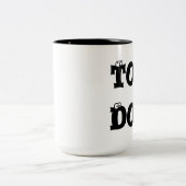 最高権力者のコーヒー・マグ ツートーンマグカップ (中央)