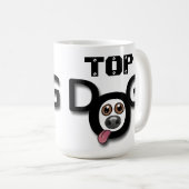 最高権力者のマグ コーヒーマグカップ (正面右)