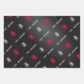 最高機密の指紋 ラッピングペーパーシート (正面)