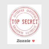 最高機密スタンプ シール (シート)