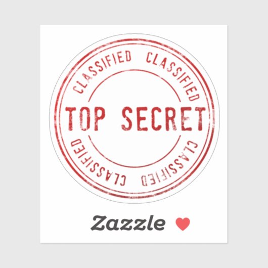 最高機密スタンプ シール (シート)