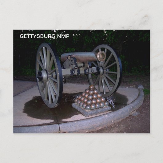 最高水位線の砲 ポストカード (正面)