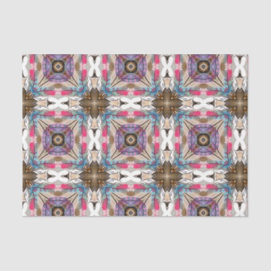 最高水彩抽象デザイン 薄葉紙 (正面)