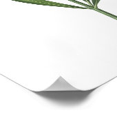 最高級植物性オレアンダープリント ポスター (角)