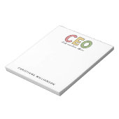 最高経営責任者(CEO)ボスギフト ノートパッド (回転)