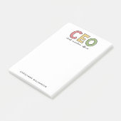 最高経営責任者(CEO)ボスギフト ポストイット (アングル)