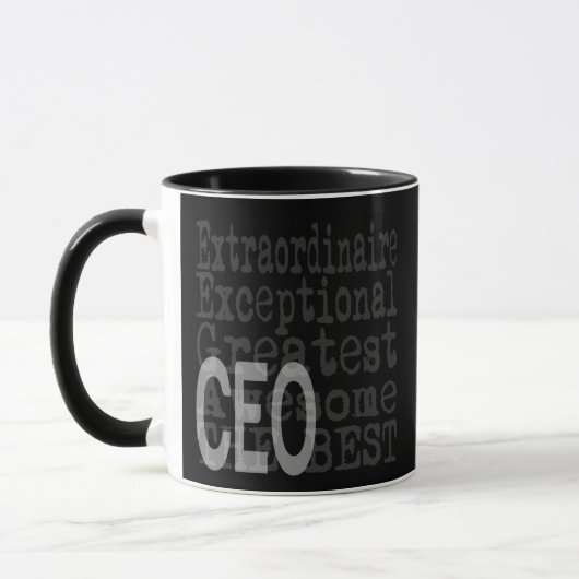 最高経営責任者(CEO) Extraordinaire マグカップ (左)