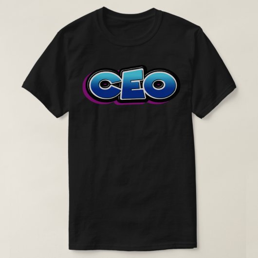 最高経営責任者(CEO) Tシャツ (デザイン正面)