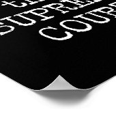 最高裁フェミニスト抗議を中止する権利1 ポスター (角)