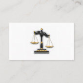 最高裁判所の司法長官 名刺 (裏面)