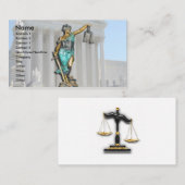 最高裁判所の司法長官 名刺 (正面/裏面)