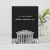最高裁判所エッチドDIY BGカラーVロースクール卒業 招待状 (スタンド正面)