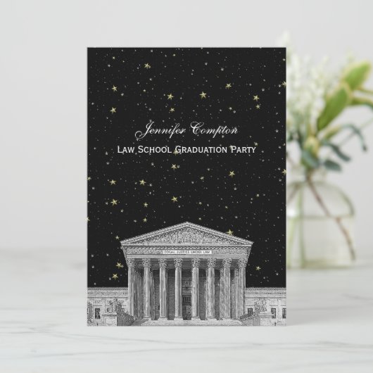 最高裁判所エッチ3 DIY BGカラーV法学院卒業 招待状 (スタンド正面)