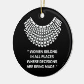 最高裁判所ルスバダーギンズバーグrbg セラミックオーナメント (左)