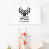 最高裁判所ルス·バダー·ギンスバーグRbg 横断幕 (インサイチュ)