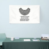 最高裁判所ルス·バダー·ギンスバーグRbg 横断幕 (トレードショー)