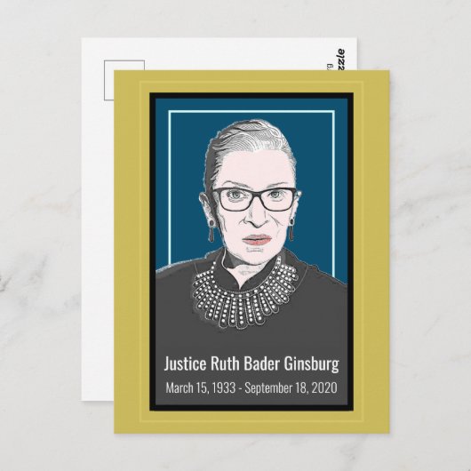 最高裁判所ルース・バダーギンズバーグポストカード ポストカード (正面/裏面)