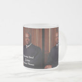 最高裁判所司法クラレンス·トーマス フロストグラスマグカップ (正面右)