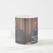 最高裁判所司法クラレンス·トーマス フロストグラスマグカップ (正面左)