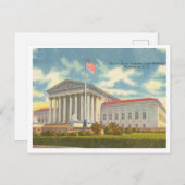 最高裁判所建物ヴィンテージワシントンDC ポストカード (正面/裏面)