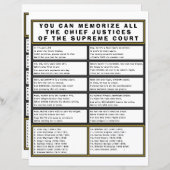 最高裁判所長官おもしろい詩勉強ガイド (正面/裏面)