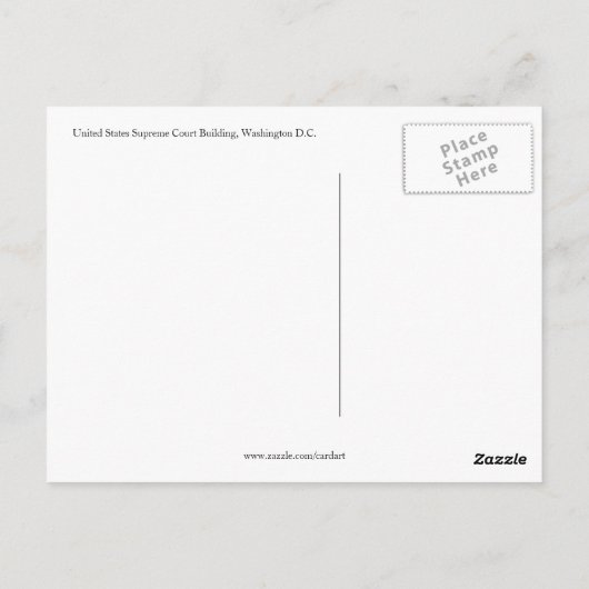 最高裁判所 ポストカード (裏面)