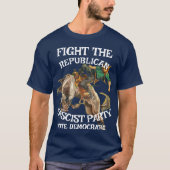 最高裁判所 消防服 女性用大統領 アメリカ大統領選挙 投票 2026年 南部 Tシャツ (正面)