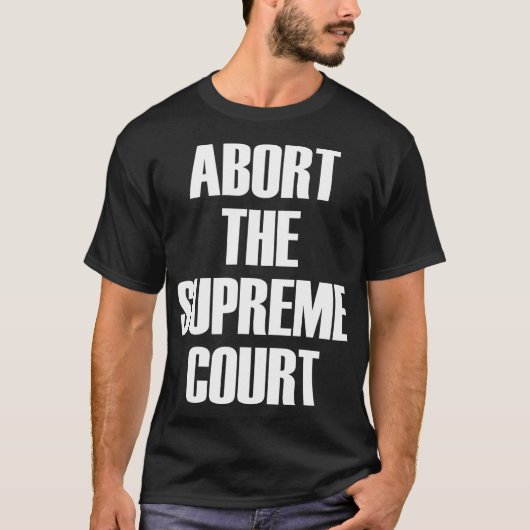 最高裁SCOTUS中絶賛成ロー対ウェイド Tシャツ (正面)