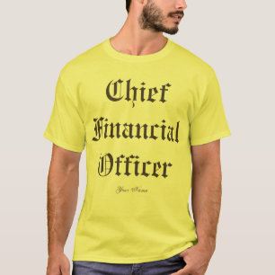"最高財務責任者" Tシャツ