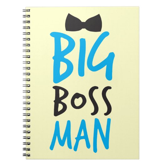 最高責任者の人のデザインNP ノートブック (正面)