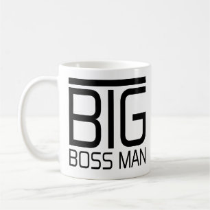 最高責任者の人の大きいBossmanのおもしろいなボスはギフトを引用します コーヒーマグカップ