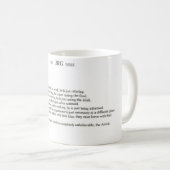 最高責任者 コーヒーマグカップ (正面右)