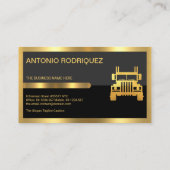 [最高金ゴールド]タブ[フレーム] [グレーの黒の画層] 名刺 (裏面)