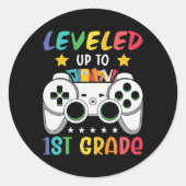 最高1グレードの新学期ビデオゲーマーまで平準化 ラウンドシール (正面)