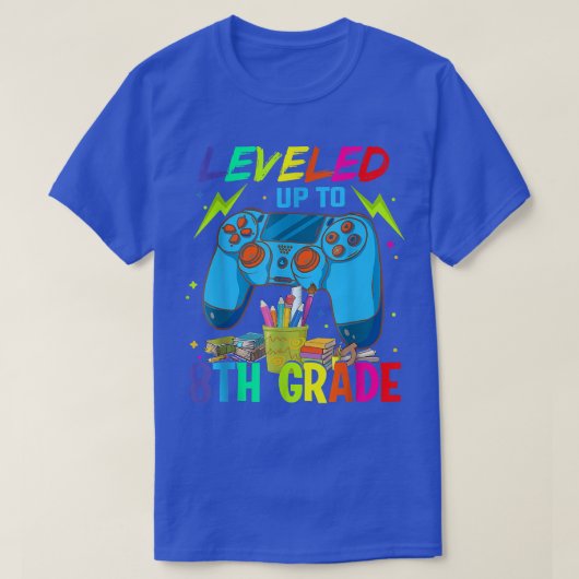 最高8級の新学期ビデオゲーム  Tシャツ (デザイン正面)