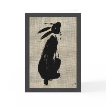 月うさぎグリーティングカード