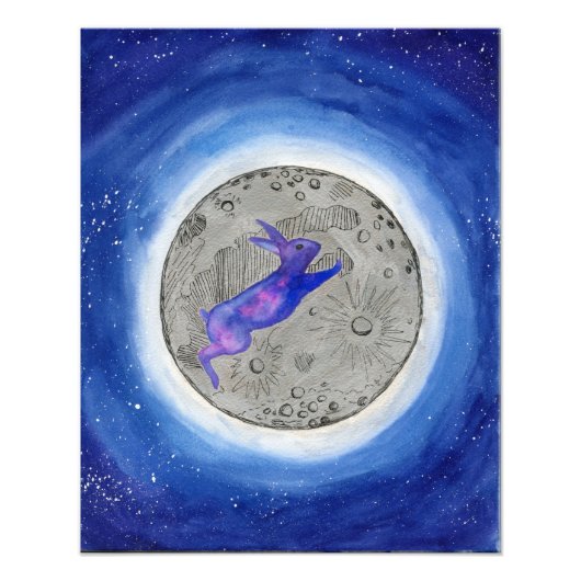 月うさぎ フォトプリント            (正面)