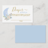 月おむつラッフルカードの上 エンクロージャーカード (正面/裏面)