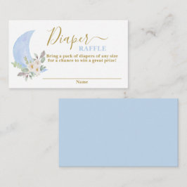月おむつラッフルカードの上 エンクロージャーカード
