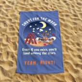 月おもしろいの失敗の漫画引用文を撮影 ビーチタオル