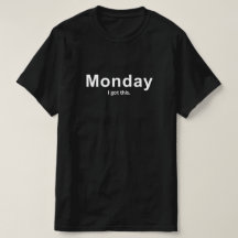 月おもしろい曜日Tシャツ、友人へのギフ最高のト