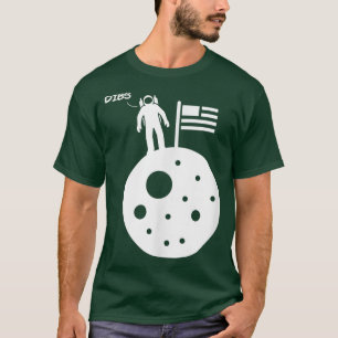月おもしろい着陸USA呼び出しディブス宇宙飛行士宇宙G Tシャツ